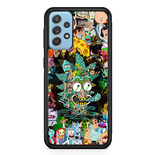 Rick and Morty Thoughts Inside People Samsung Galaxy A52 Case