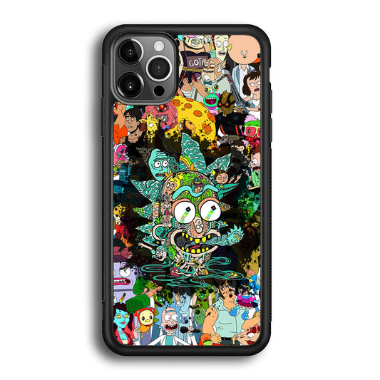 Rick and Morty Thoughts Inside People iPhone 12 Pro Max Case