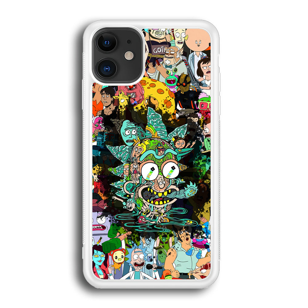 Rick and Morty Thoughts Inside People iPhone 12 Case