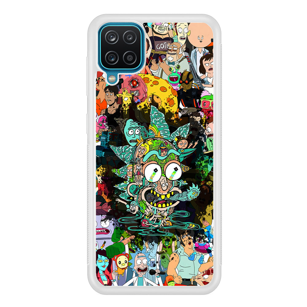 Rick and Morty Thoughts Inside People Samsung Galaxy A12 Case