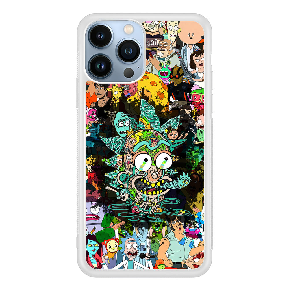 Rick and Morty Thoughts Inside People iPhone 13 Pro Max Case