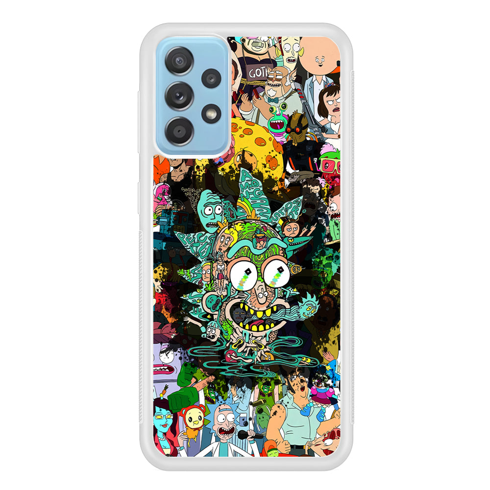 Rick and Morty Thoughts Inside People Samsung Galaxy A52 Case