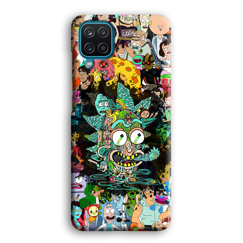 Rick and Morty Thoughts Inside People Samsung Galaxy A12 Case
