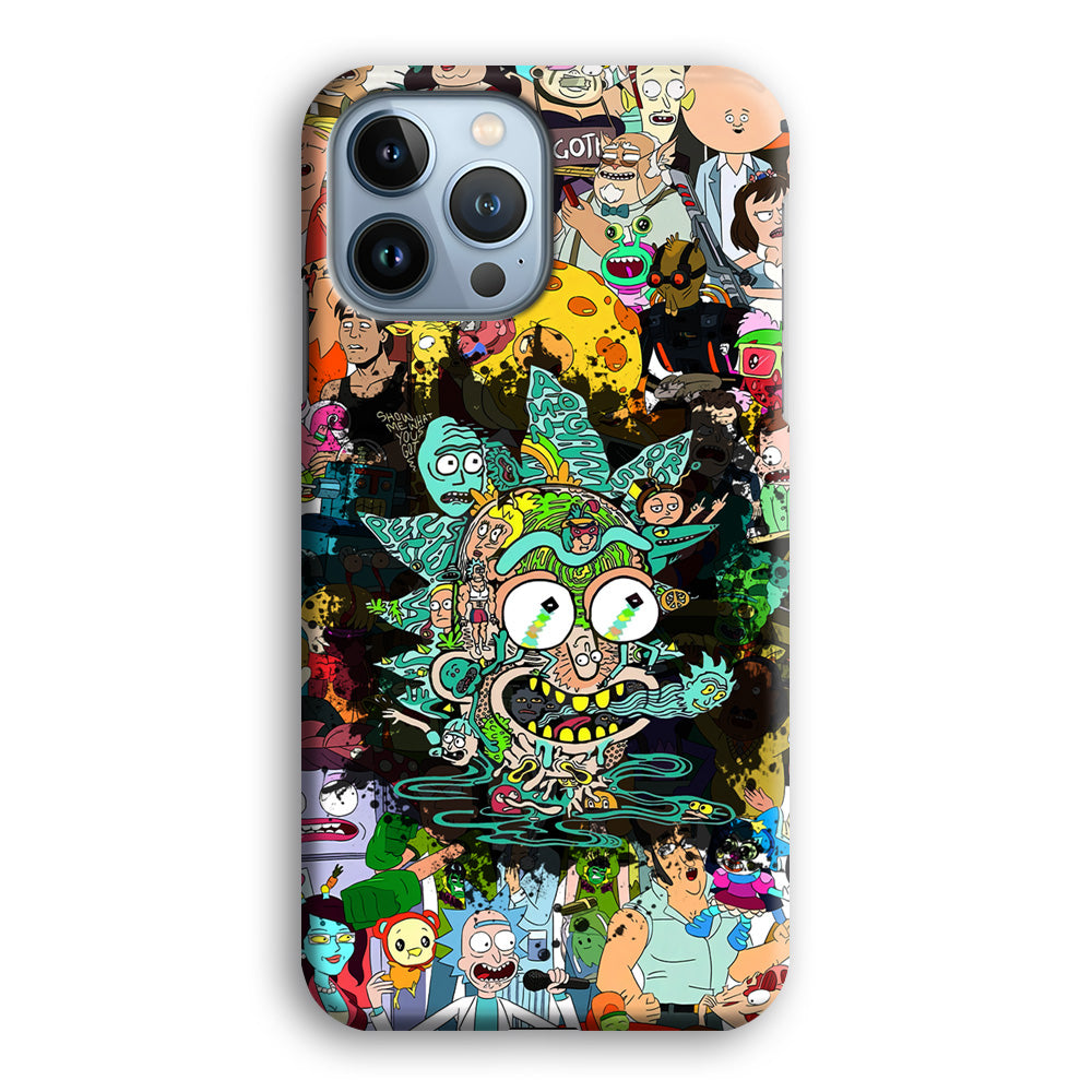 Rick and Morty Thoughts Inside People iPhone 13 Pro Max Case