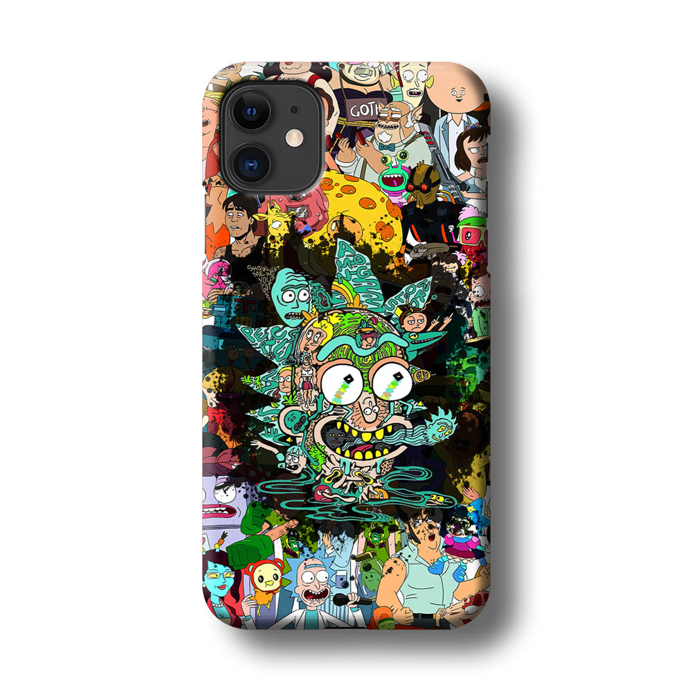 Rick and Morty Thoughts Inside People iPhone 11 Case