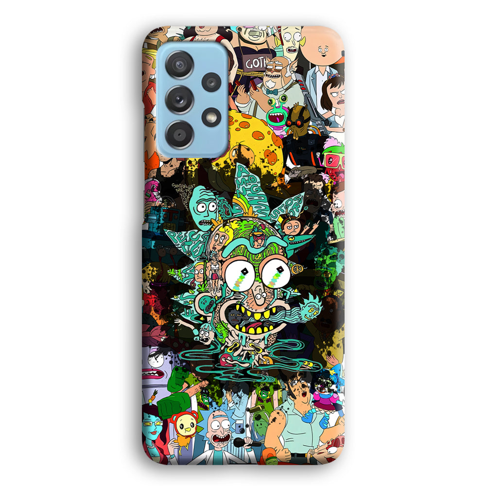 Rick and Morty Thoughts Inside People Samsung Galaxy A52 Case