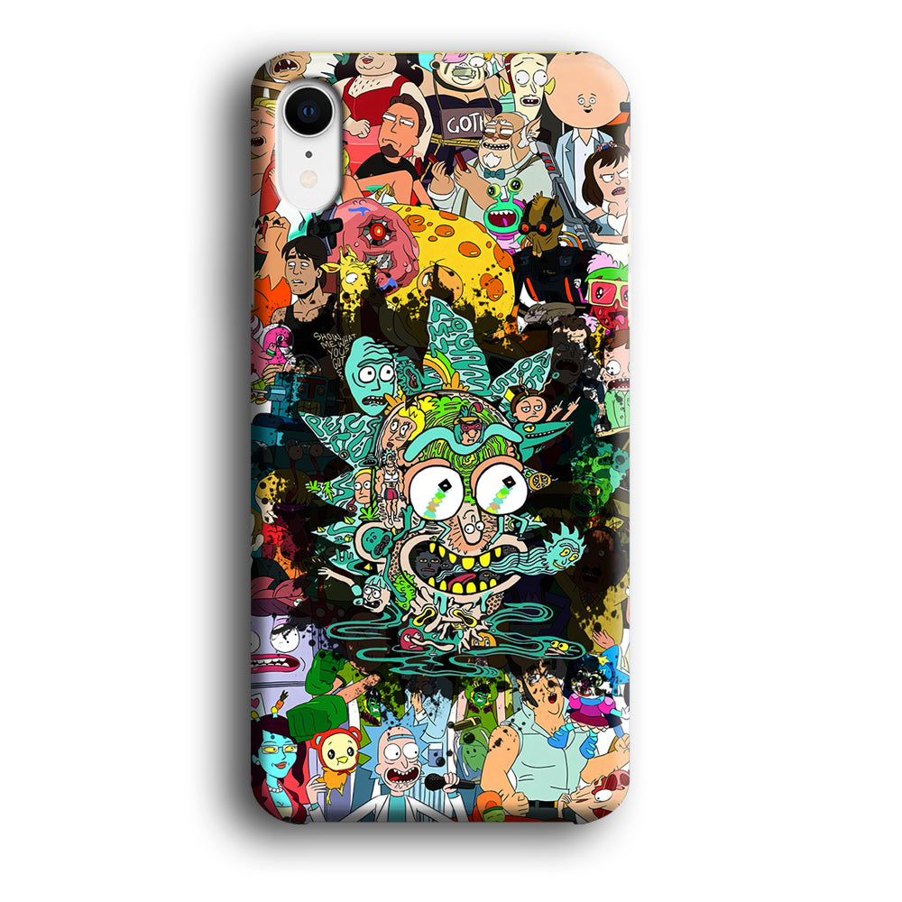 Rick and Morty Thoughts Inside People iPhone XR Case