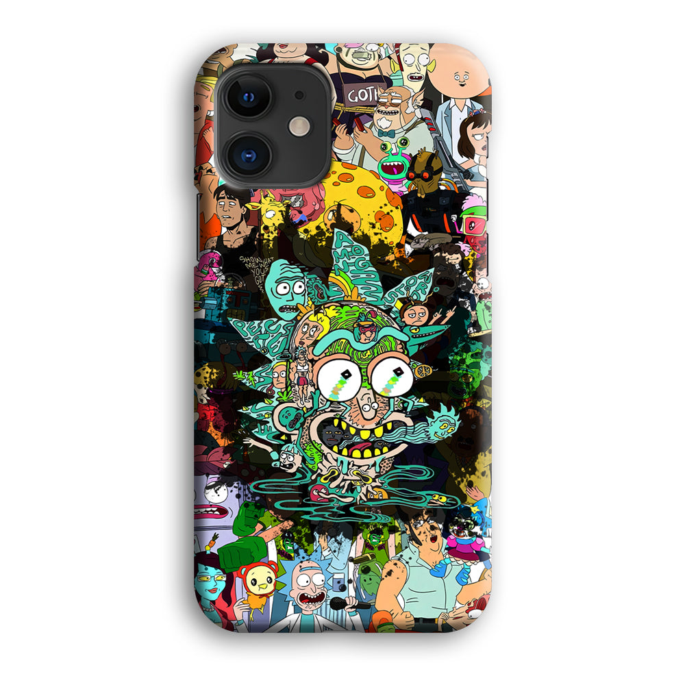 Rick and Morty Thoughts Inside People iPhone 12 Case