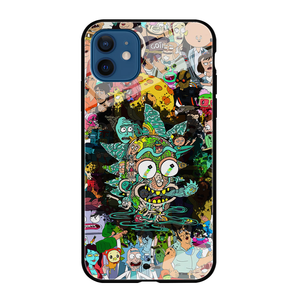 Rick and Morty Thoughts Inside People iPhone 12 Case