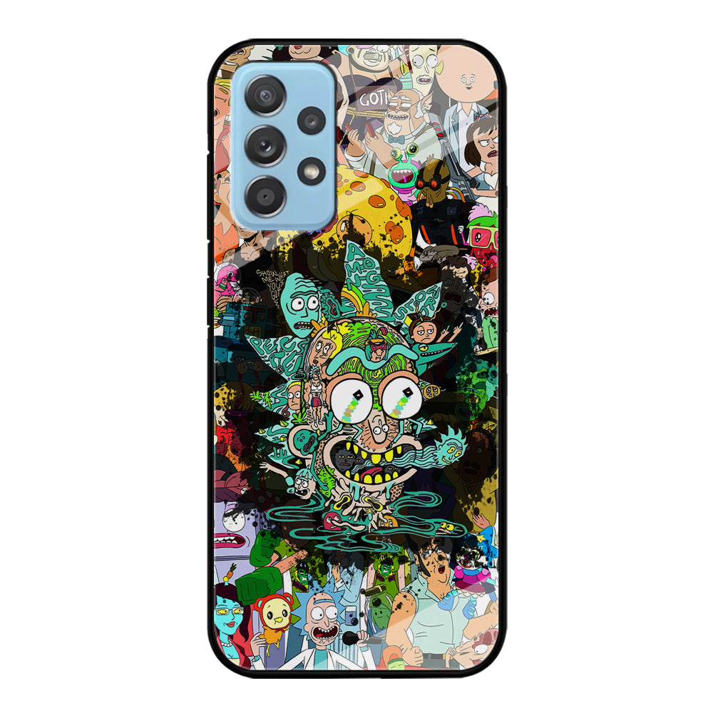 Rick and Morty Thoughts Inside People Samsung Galaxy A52 Case