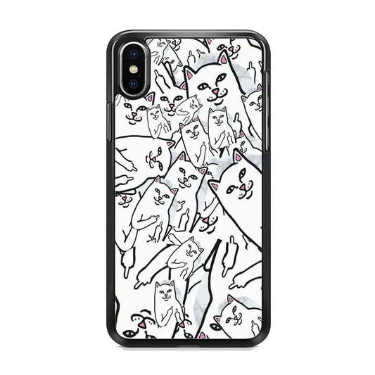 Rip N Dip Doodle White  iPhone X Case - Ezzystore