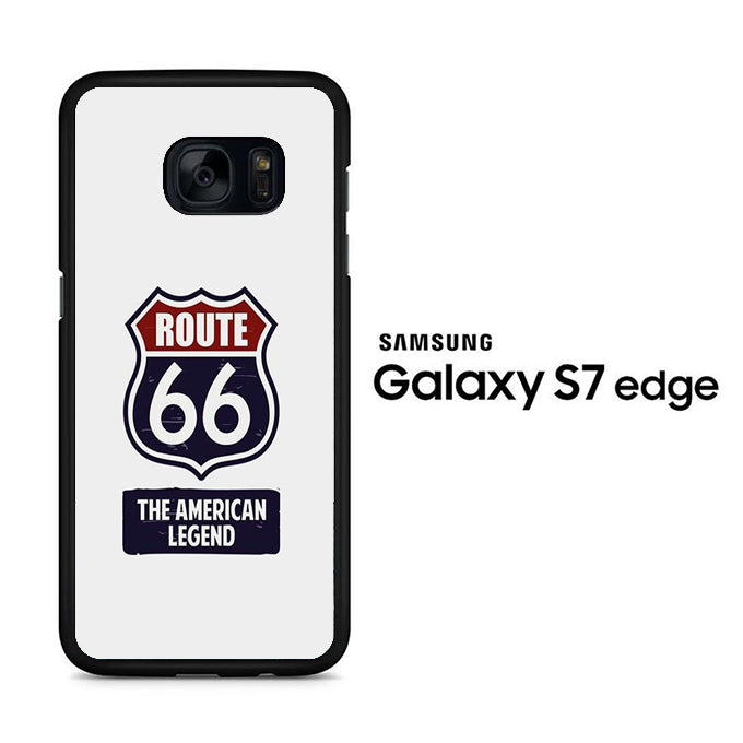 Route 66 Simple Logo Samsung Galaxy S7 Edge Case