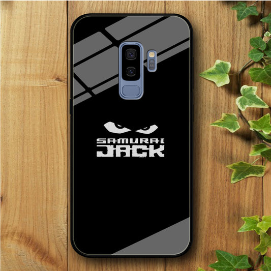 Samurai Jack Black Samsung Galaxy S9 Plus Tempered Glass Case