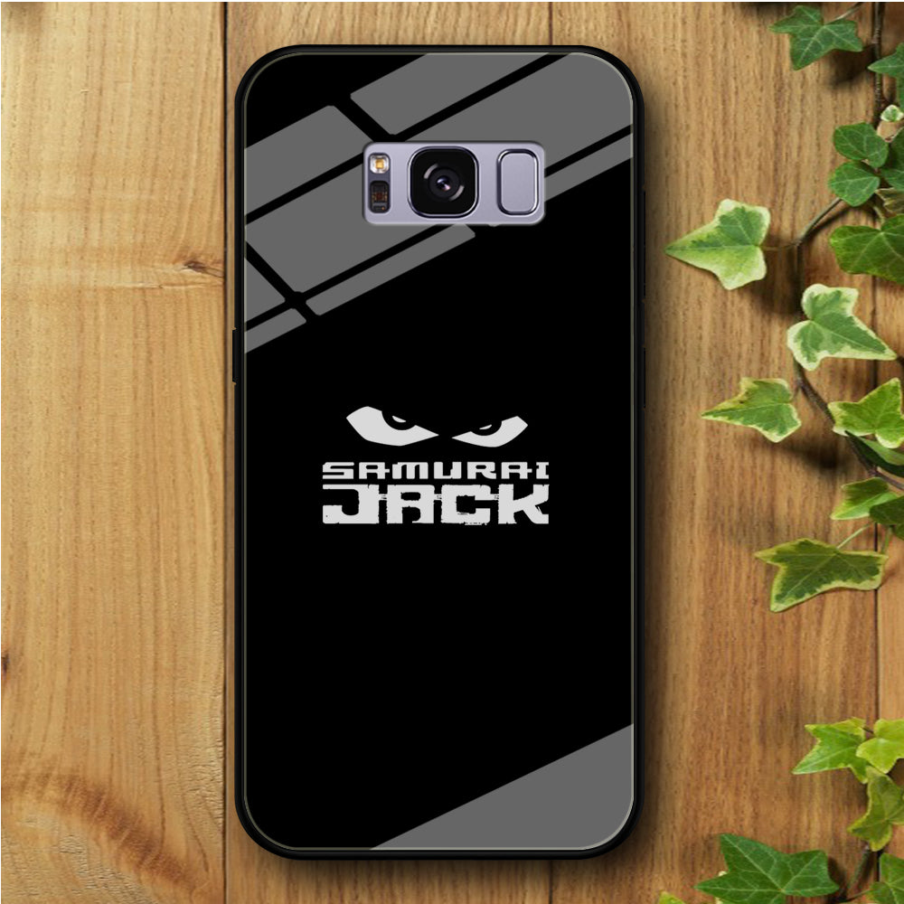 Samurai Jack Black Samsung Galaxy S8 Plus Tempered Glass Case