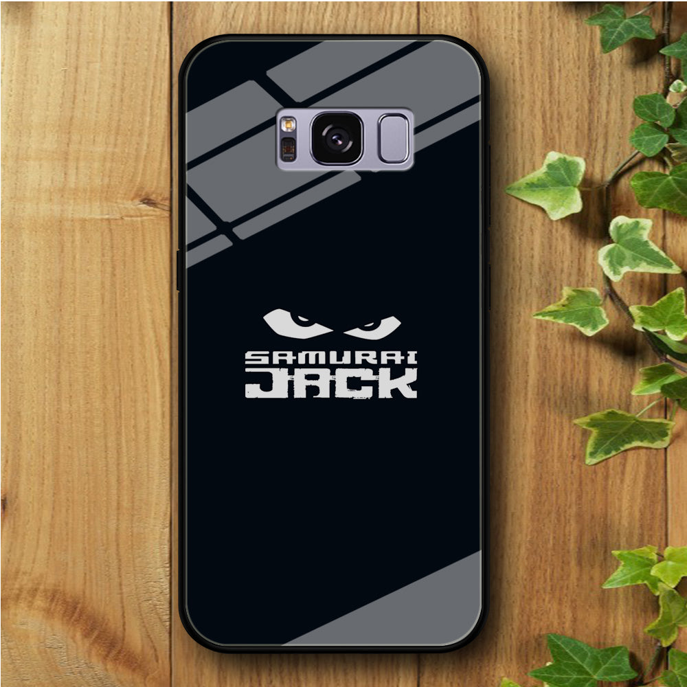 Samurai Jack Navy Blue Samsung Galaxy S8 Plus Tempered Glass Case