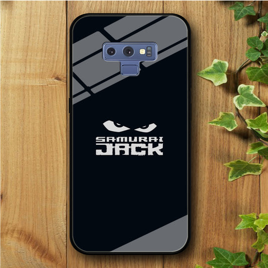 Samurai Jack Navy Blue Samsung Galaxy Note 9 Tempered Glass Case