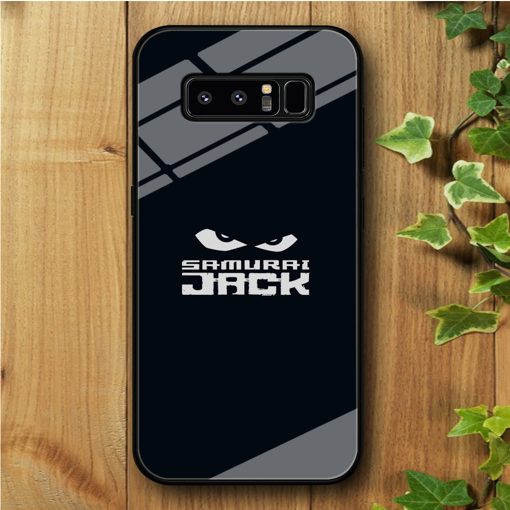 Samurai Jack Navy Blue Samsung Galaxy Note 8 Tempered Glass Case