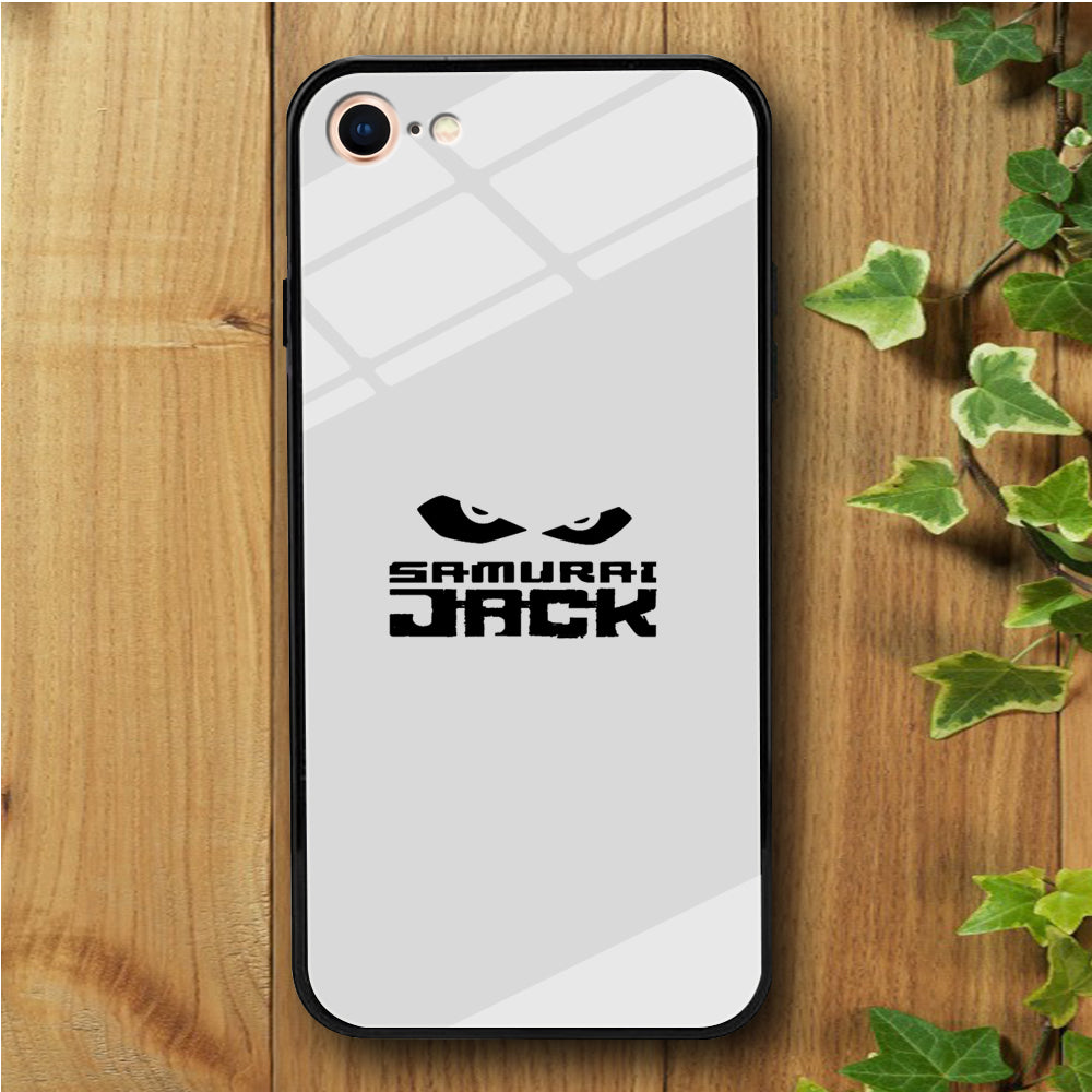 Samurai Jack White iPhone 8 Tempered Glass Case