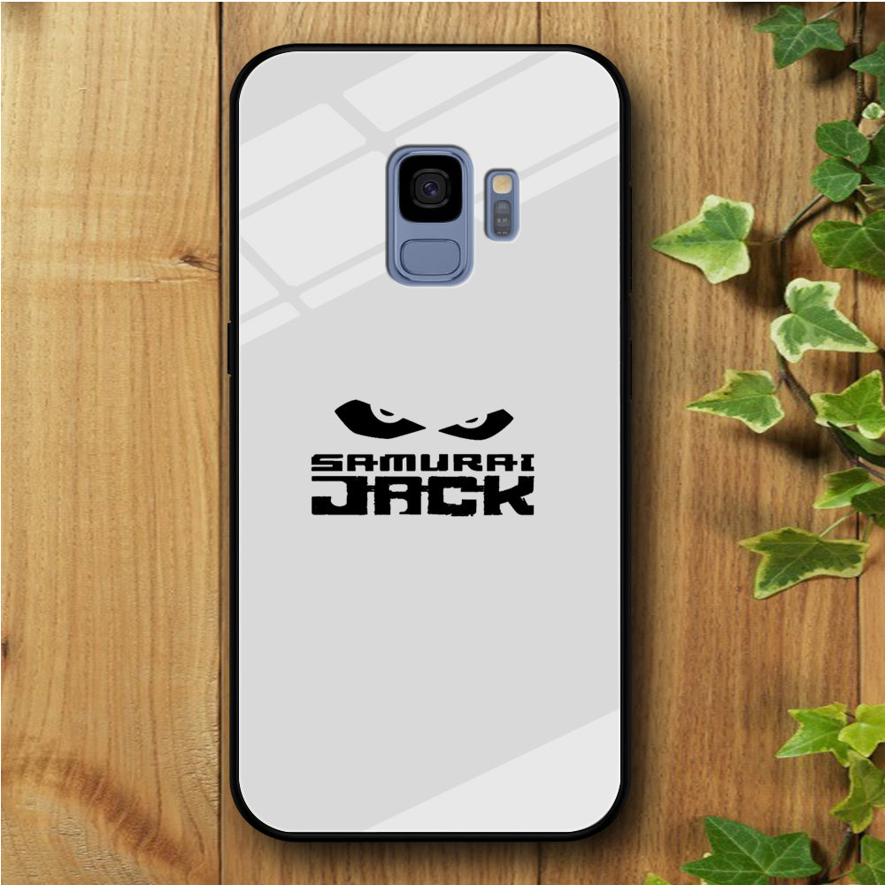 Samurai Jack White Samsung Galaxy S9 Tempered Glass Case