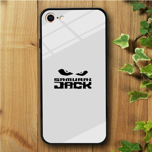Samurai Jack White iPhone 7 Tempered Glass Case