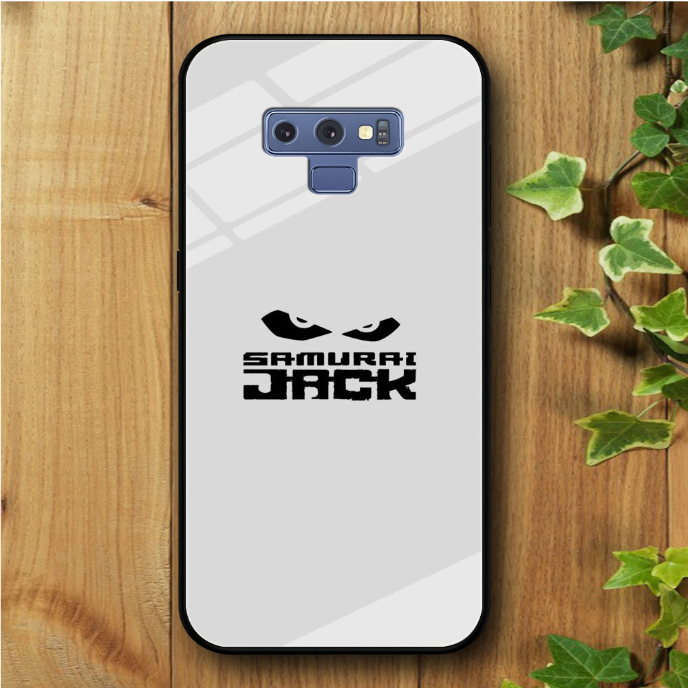 Samurai Jack White Samsung Galaxy Note 9 Tempered Glass Case