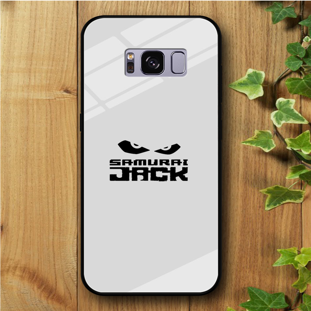 Samurai Jack White Samsung Galaxy S8 Plus Tempered Glass Case