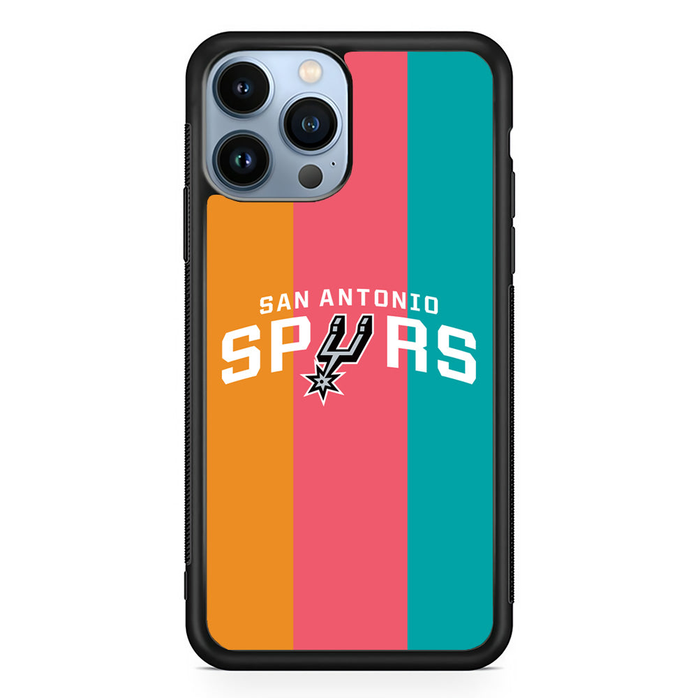 San Antonio Spurs NBA Team iPhone 13 Pro Max Case