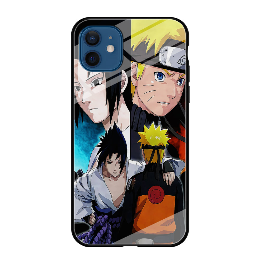 Sasuke Naruto Fierce Battle iPhone 12 Case