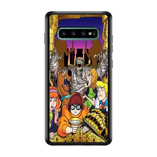 Scooby Doo Mummy Scares Poster Samsung Galaxy S10 Plus Case