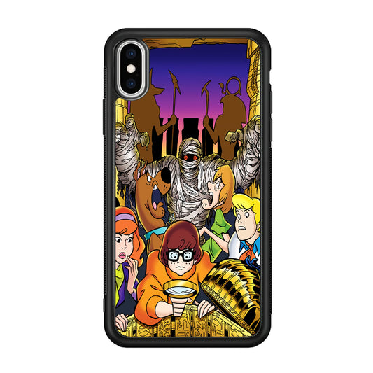 Scooby Doo Mummy Scares Poster iPhone XS Case