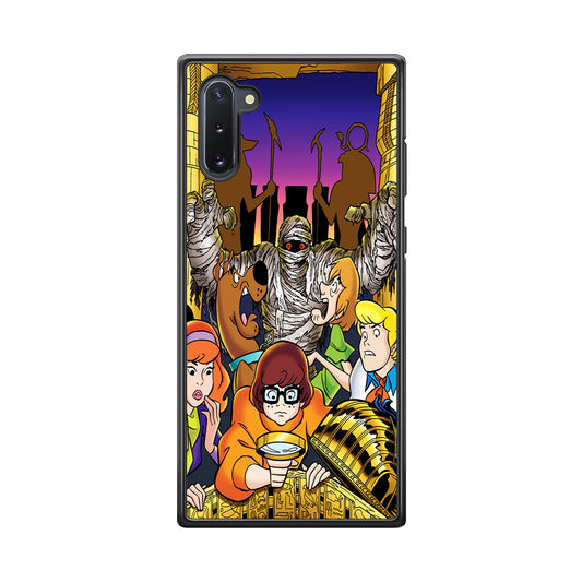 Scooby Doo Mummy Scares Poster Samsung Galaxy Note 10 Case