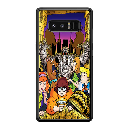 Scooby Doo Mummy Scares Poster Samsung Galaxy Note 8 Case