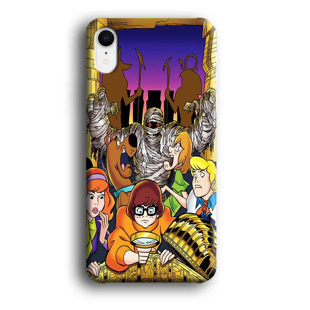 Scooby Doo Mummy Scares Poster iPhone XR Case