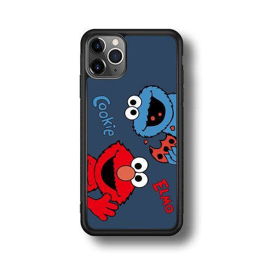 Sesame Street Cookie and Elmo Navy iPhone 11 Pro Case