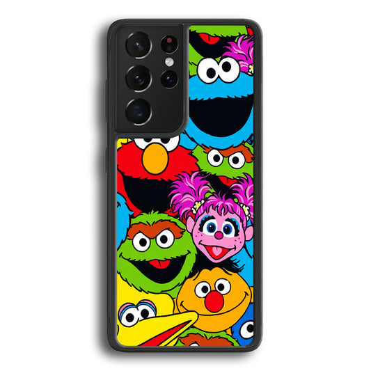 Sesame Street Doodle Samsung Galaxy S21 Ultra Case