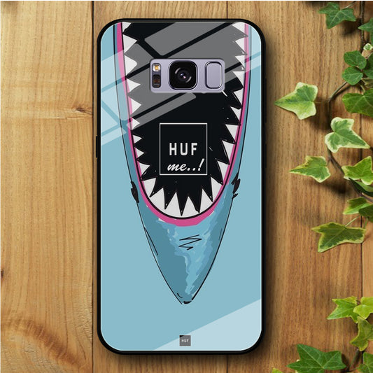 Shark Huf Me Samsung Galaxy S8 Plus Tempered Glass Case