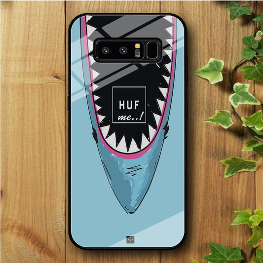 Shark Huf Me Samsung Galaxy Note 8 Tempered Glass Case