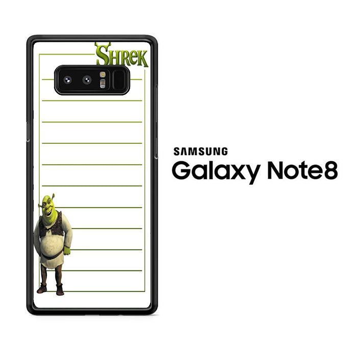 Shreek Paper Note Samsung Galaxy Note 8 Case