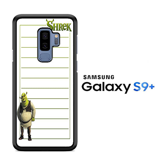 Shreek Paper Note Samsung Galaxy S9 Plus Case