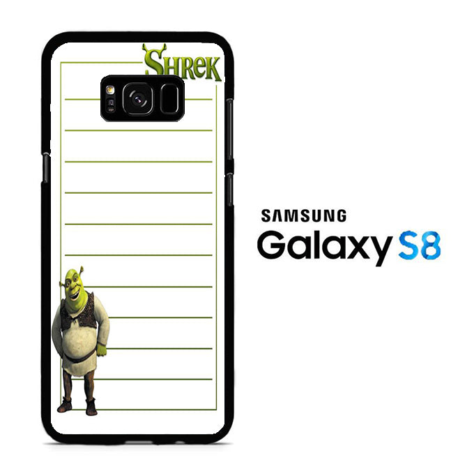 Shreek Paper Note Samsung Galaxy S8 Case