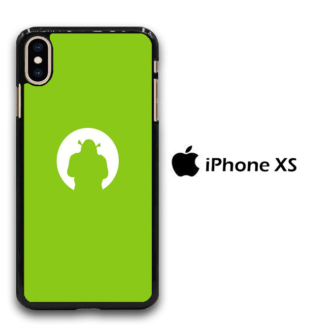 Shrek Green White iPhone Xs Case