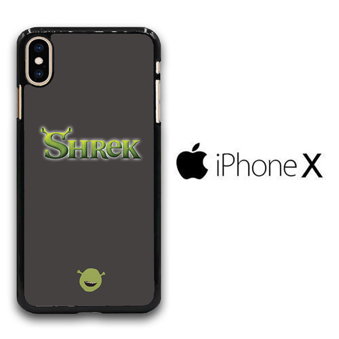 Shrek Word Grey iPhone X Case
