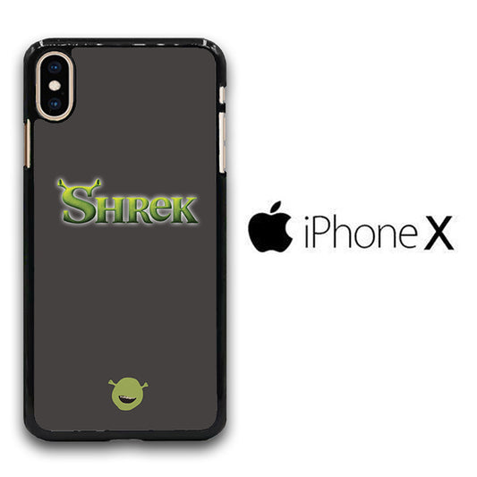 Shrek Word Grey iPhone X Case