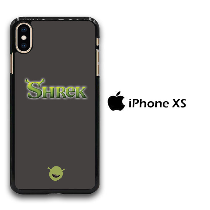 Shrek Word Grey iPhone Xs Case