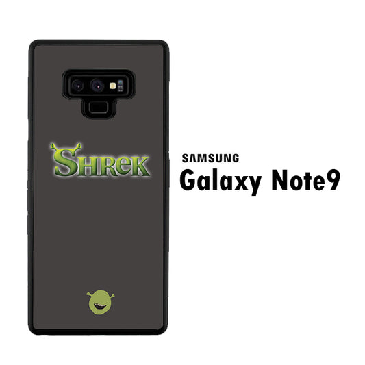 Shrek Word Grey Samsung Galaxy Note 9 Case
