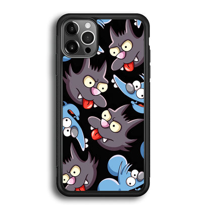 Simpson Snowball Cat iPhone 12 Pro Case