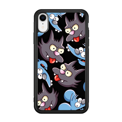 Simpson Snowball Cat iPhone XR Case