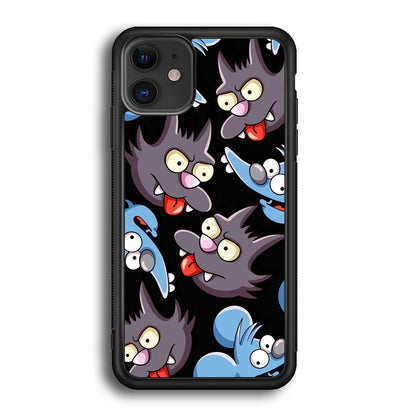 Simpson Snowball Cat iPhone 12 Case