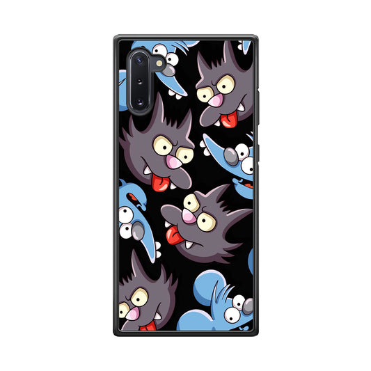 Simpson Snowball Cat Samsung Galaxy Note 10 Case