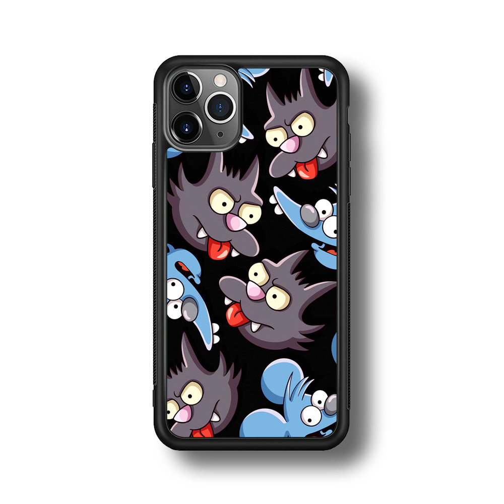 Simpson Snowball Cat iPhone 11 Pro Max Case